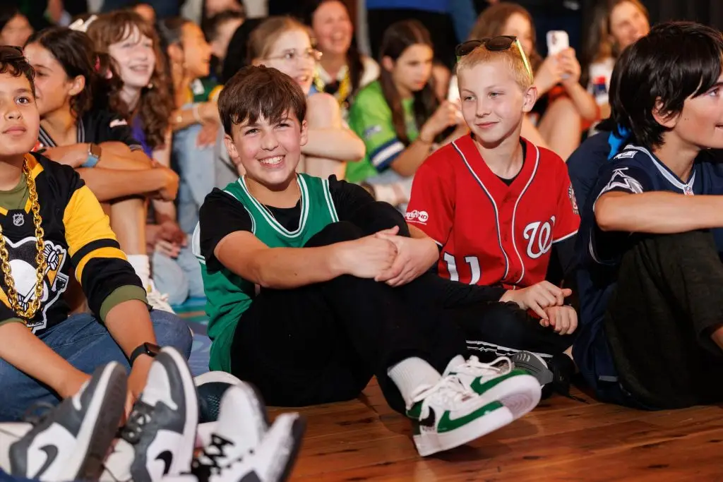 Gabe's mitzvah — dancing at the reception